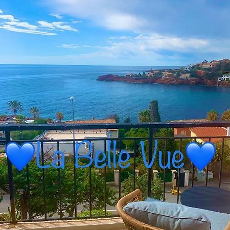 La Belle Vue-Charming Duplex Apartment With Sea View, 50 Meters From Beach And Private Parking Saint-Raphael  Bagian luar foto